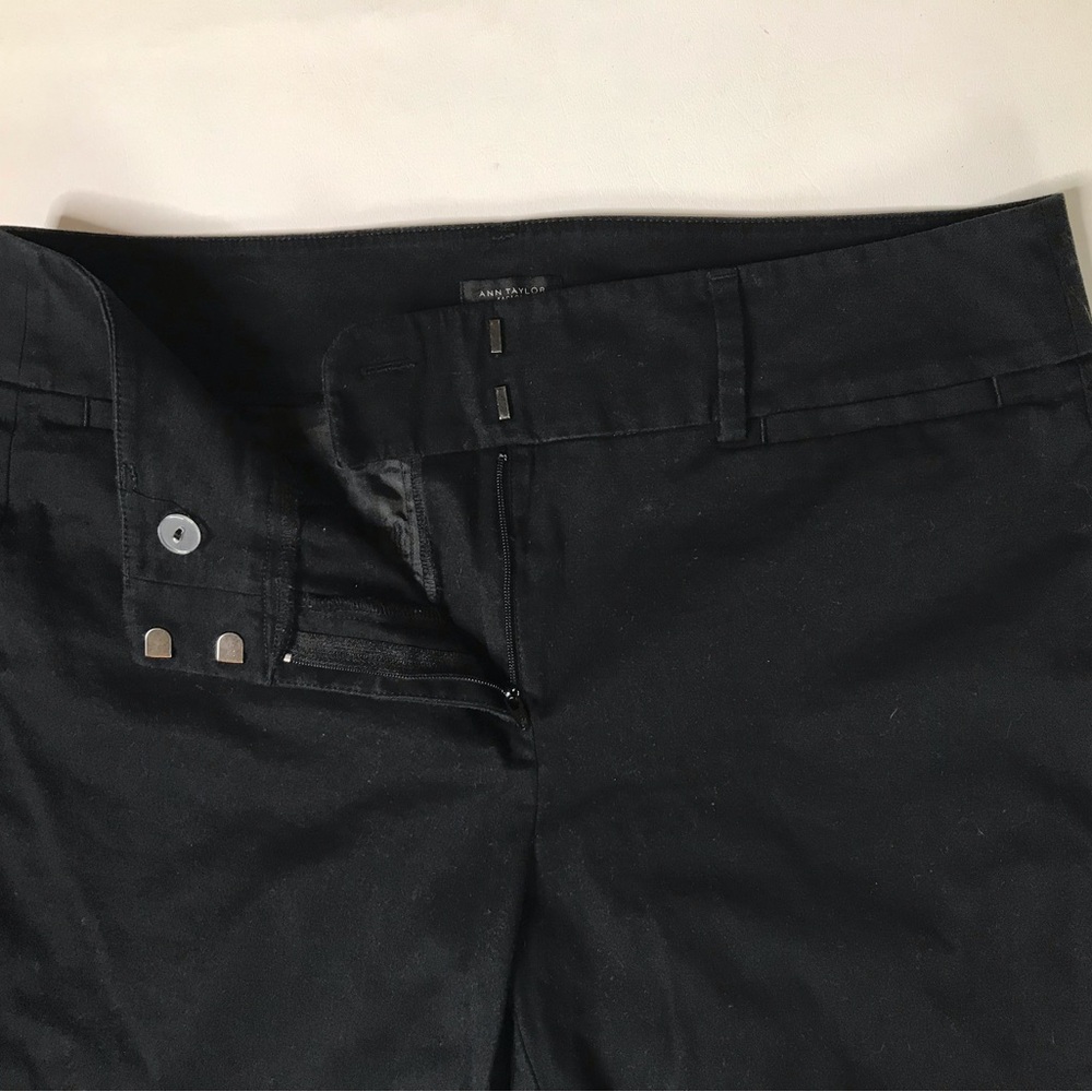 Ann Taylor Factory Cropped Black Pants - Picture 4 of 11